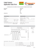 Spec Data Sheet - Cable Festoons