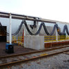 Picture of a Rail car dumper positioner system, powered by Conductix-Wampfler festoon system