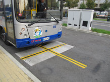 Electric Bus in Turin, Italy, with wireless battery charging system  IPT<sup>®</sup>-Charge