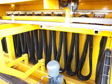 C-Rail Cable Festoon System in use on a process crane