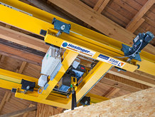 Short Overhead Bridge Crane in production of prefabricated house manufacture