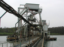 Dredger to remove sand