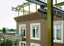 Power supply window cleaning system